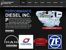 Tablet Screenshot of performancediesel.com